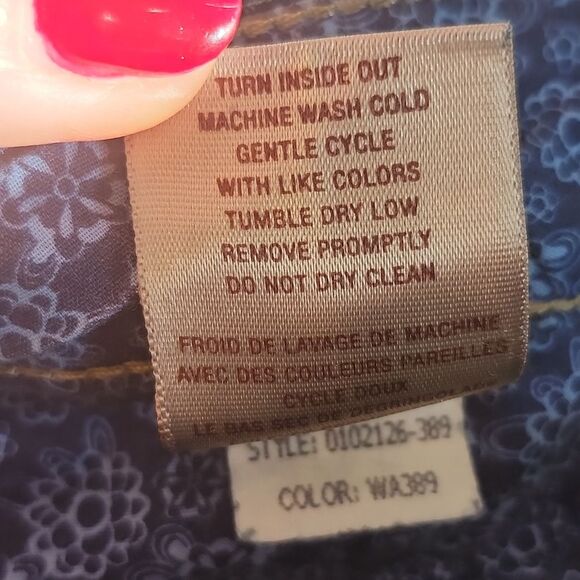 Paige Premium Denim, Laurel Canyon, Dark Wash, Low Rise, Bootcut Jeans, 28 - Picture 8 of 10